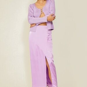 Brand new size L Line & Dot Lavender Maxi Skirt
